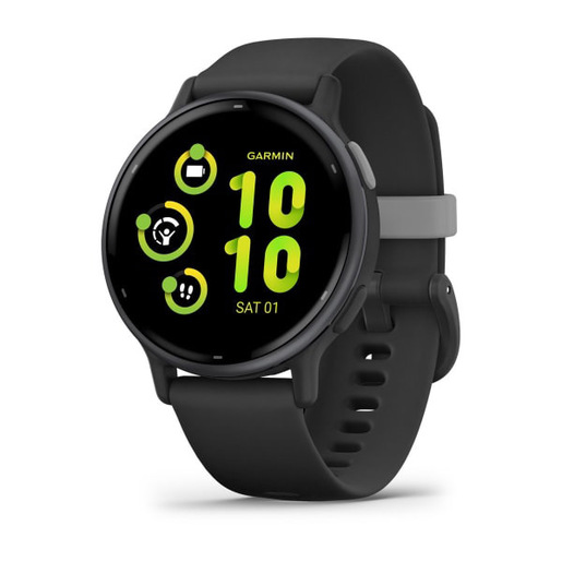 Image of Garmin Vivoactive 5 3,05 cm (1.2'') AMOLED 42 mm Digitale 390 x 390 Pixel Touch screen Nero Wi-Fi GPS (satellitare)