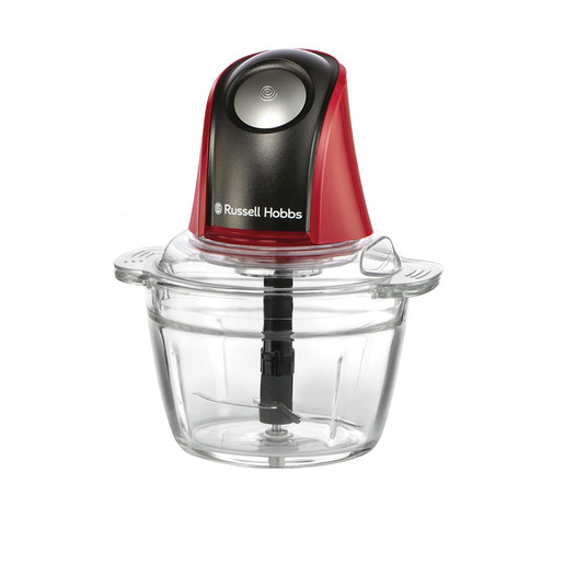 Image of Russell Hobbs 27130-56 tritaverdure elettrico 0,5 L 200 W Nero, Rosso, Trasparente