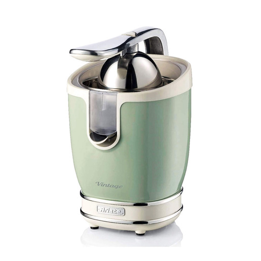 Image of Ariete 413 Spremiagrumi Elettrico con Leva - Salvagoccia - Motore Silenzioso - 85 Watt - Design Vintage - Verde
