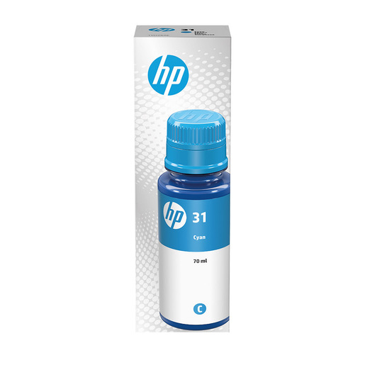 Image of HP Flacone di inchiostro ciano originale 31 da 70 ml