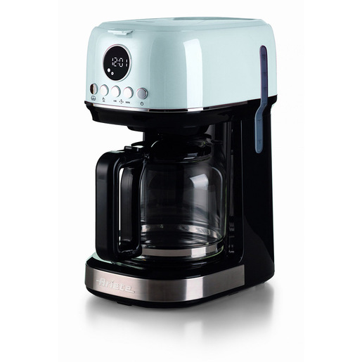Ariete 1396 Macchina da caffè con filtro Moderna, Caffè americano, Capacità fino a 15 tazze, Base riscaldante, Display LCD, Filtri estraibili e lavabili,