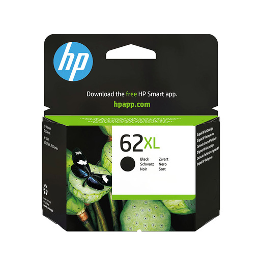 Image of HP Cartuccia originale inchiostro nero ad alta capacità 62XL
