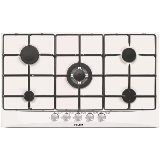 Image of Glem Gas GT955 Bianco Da incasso 90 cm 5 Fornello(i)