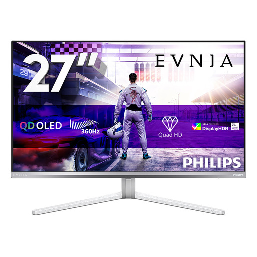 Image of Philips Evnia 8000 27M2N8500/00 Monitor PC 67,3 cm (26.5'') 2560 x 1440 Pixel Quad HD QD-OLED Bianco