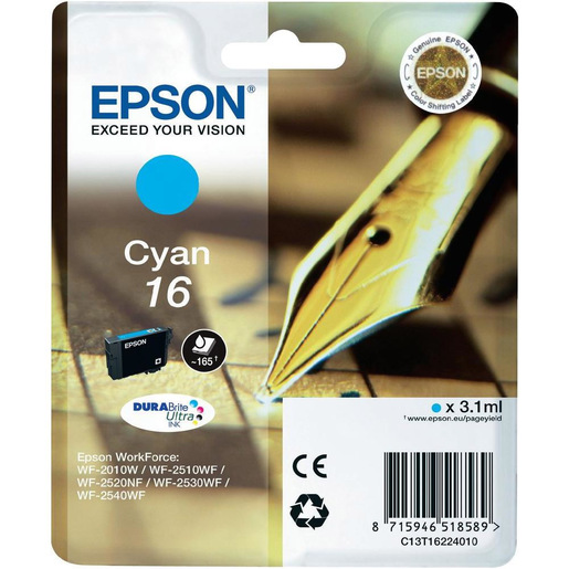 Image of Epson Pen and crossword Cartuccia Ciano