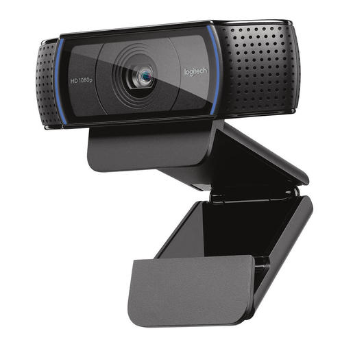 Image of Logitech C920 HD Pro Webcam, Videochiamata Full HD 1080p/30fps, Audio Stereo ?Chiaro, ?Correzione Luce HD, Funziona con Skype, Zoom, FaceTime, Hangout
