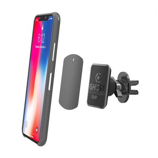 Celly Ghost Super Plus Telefono cellulare/smartphone Nero Supporto passivo