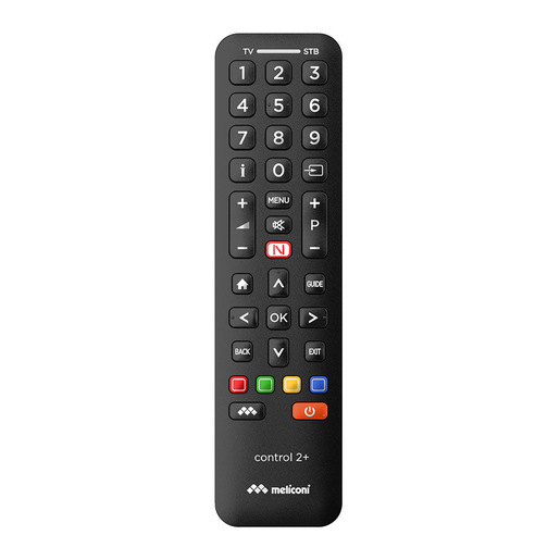 Image of Meliconi Control 2+ telecomando IR Wireless TV, Set-top box TV Pulsanti