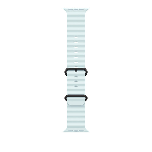 Image of Apple MYP83ZM/A accessorio indossabile intelligente Band Blu Fluoroelastomero, Titanio