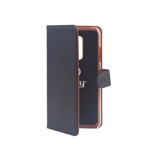 Image of Celly Wally custodia per cellulare 14,7 cm (5.8'') Custodia a libro Nero, Marrone cod015