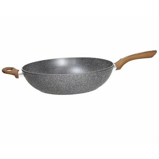 Image of Tognana Porcellane Stone & Wood Style Wok/padella per cottura al salto Rotondo