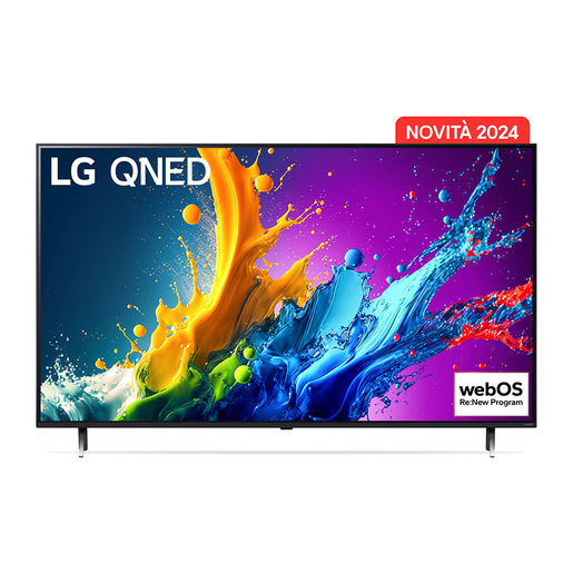 Image of LG QNED AI 50'' Serie QNED80 50QNED80T6A, TV 4K, 3 HDMI, SMART TV Televisore 2024 cod015