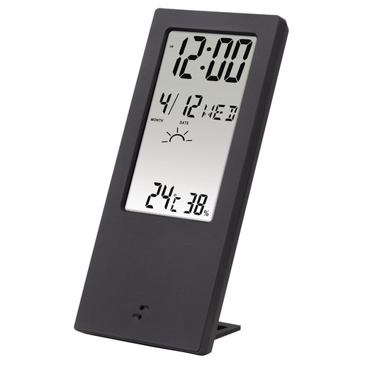 Image of Hama Termometro LCD con igrometro, orologio, calendario, previsioni del tempo