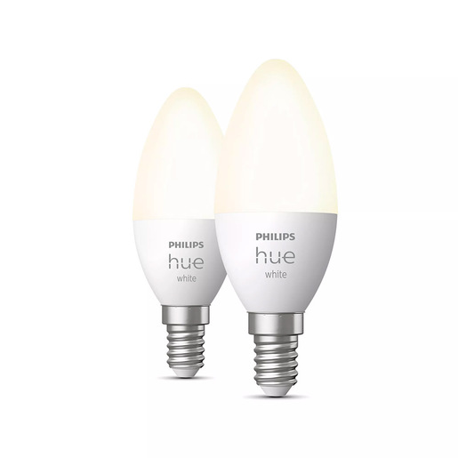 Image of Philips Hue White 2 Lampadine Smart E14 40W