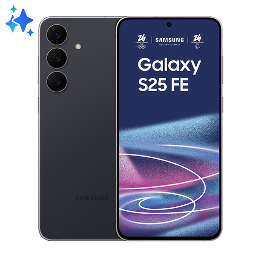 Image of Samsung Galaxy S25 FE, Smartphone AI, Display Dynamic AMOLED 2X 6.7'', Fotocamera 50MP, 8GB RAM, 128GB, Batteria 4.900 mAh, Jetblack