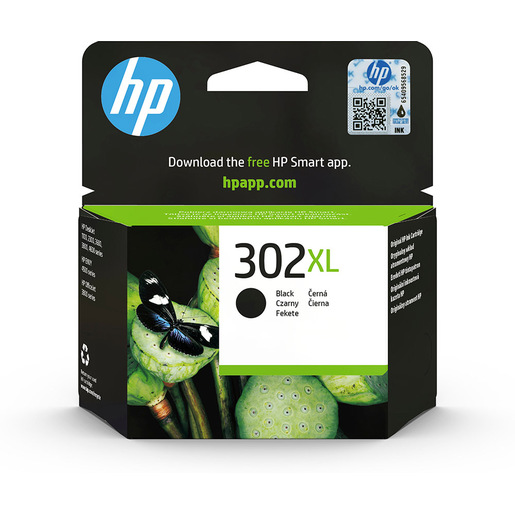 Image of HP Cartuccia originale inchiostro nero ad alta capacità 302XL