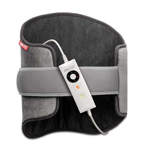 Image of Imetec Intellisense Lumbar, termoforo, cuscino termico per zona lombare con fascia elastica, Rapido riscaldamento, Tessuto anallergico, 5 temperature,