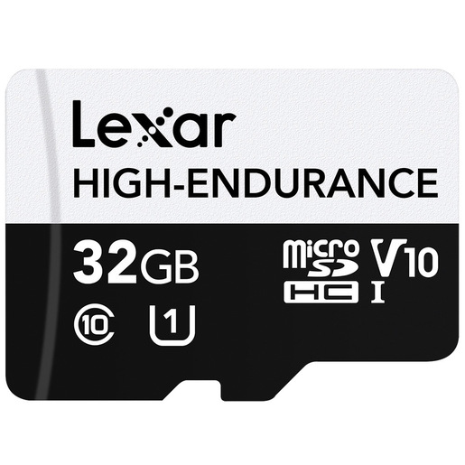 Image of Lexar High-Endurance 32 GB MicroSDHC UHS-I Classe 10