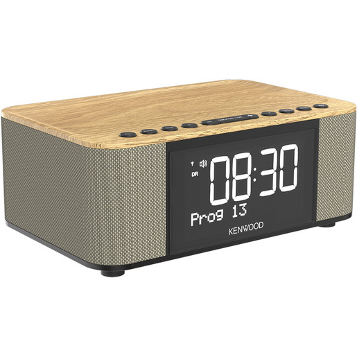 Image of Kenwood Electronics CR-ST40DAB-M Orologio Digitale Beige, Nero, Legno