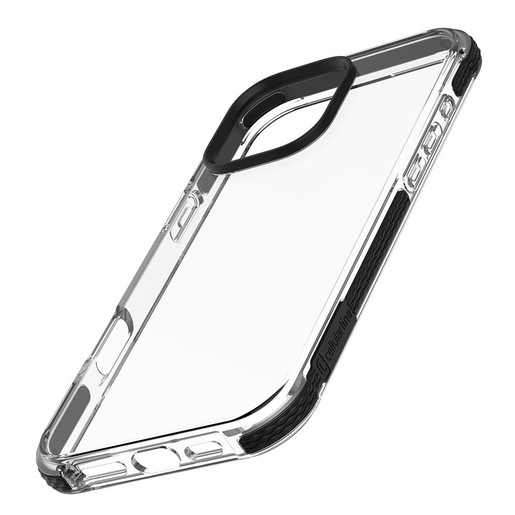 Image of Cellularline Tetra Force Strong Guard - iPhone 16 Pro Max Custodia flessibile ultra-protettiva, anti-shock con tecnologia antibatterica Microban® inte