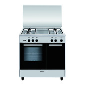 Glem Gas AR854GI cucina Elettrico/Gas Titanio-image