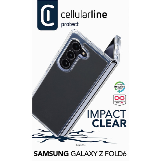 Image of Cellularline Impact Clear Case - Galaxy Z Fold6 Custodia trasparente ultra-protettiva