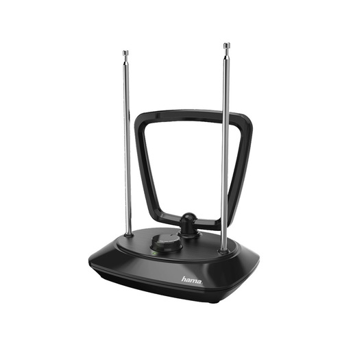 Image of Hama Antenna da interno DVB-T/DVB-T2, Performance 35dB, nero