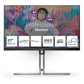Aoc Q27U3CV Monitor Pc 68,6 Cm (27'') 2560 X 1440 Pixel Quad Hd Lcd Nero