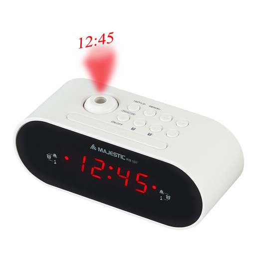 Image of New Majestic RS-137 Sveglia digitale Nero, Bianco