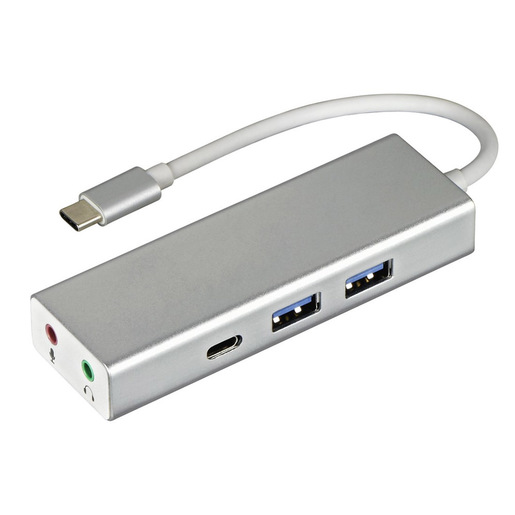 Image of        Hama HUB USB 3.1 Type C / 2 porte USB A + 1 porta USB Type C + Audio