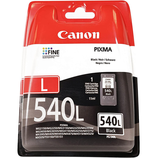 Image of Canon PG-540L cartuccia d'inchiostro 1 pz Originale Resa standard Nero