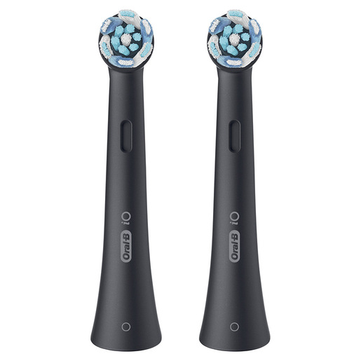 Image of Oral-B Testine di Ricambio iO Series Ultimate Clean Black, testine rotonde di ricambio originali, con setole CrissCross per pulizia e rimozione della