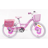 F.Lli Schiano Pink Love Bicicletta Da Città Acciaio Rosa, Bianco-image