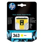 Hp 363 Cartuccia D'inchiostro 1 Pz Originale Resa Standard Giallo-image
