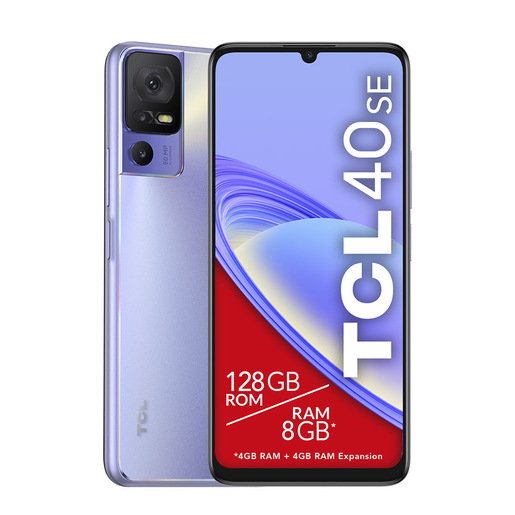 Image of TCL 40 SE 17,1 cm (6.75'') Doppia SIM Android 13 4G USB tipo-C 4 GB 128 GB 5010 mAh Viola