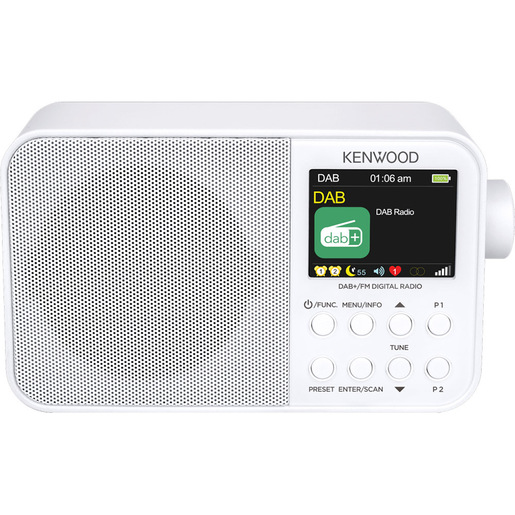 Image of Kenwood CR-M30DAB-W radio Portatile Digitale Bianco