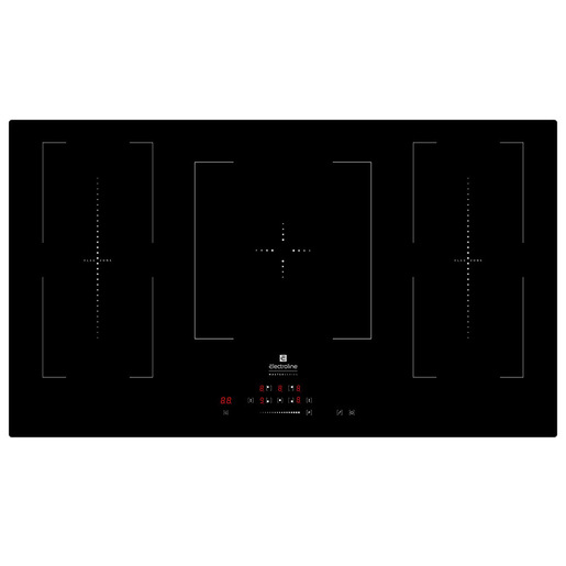 Image of Electroline IHES590F piano cottura a induzione Nero Da incasso 90cm 5 zone di cui 2 flexy