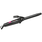 Rowenta CF2119 Ferro Arricciacapelli, 16 mm, Riccioli Solidi, Rivestimento in Ceramica, Calore Delicato, Punta Fredda, Cavo Girevole a 360°, Uso Sicuro, Nero/Rosso-image