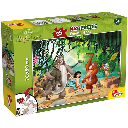 Image of Lisciani Puzzle Df Supermaxi 35 Jungle Book