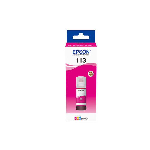 Image of Epson 113 EcoTank Pigment Magenta ink bottle