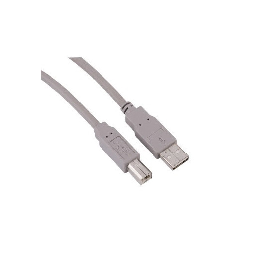 Image of Hama Cavo USB A 2.0/USB B 2.0, 3 metri, grigio, sfuso (10 pzz.)