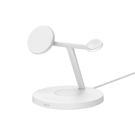 Image of Belkin BoostCharge Pro Cuffie, Smartphone, Orologio intelligente Bianco USB Carica wireless Ricarica rapida Interno