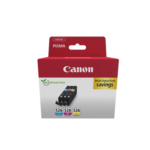 Image of Canon 4541B018 cartuccia d'inchiostro 3 pz Originale Ciano, Magenta, Giallo