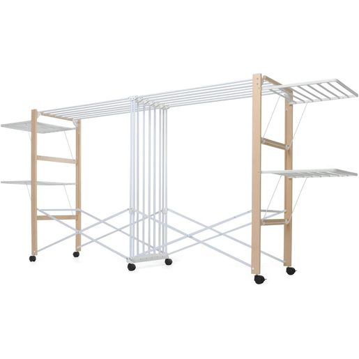 Image of Foppapedretti Allungo Stendibiancheria da pavimento Nero, Bianco