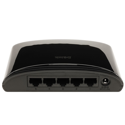 Image of D-Link DES-1005D Non gestito Fast Ethernet (10/100) Nero