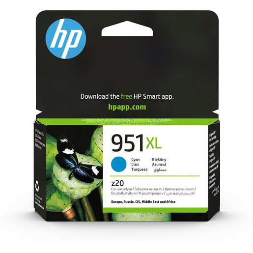 Image of HP Cartuccia originale inchiostro ciano ad alta capacità 951XL