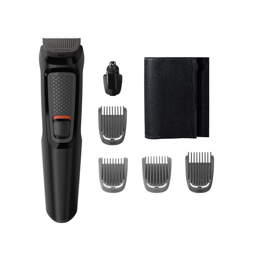 Image of Philips MULTIGROOM Series 3000 rasoio rifinitore all-in-one 6 in 1 con 6 accessori per barba e naso MG3710/15