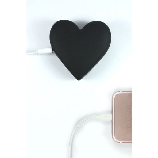 Image of MojiPower Black Heart batteria portatile 2600 mAh Nero
