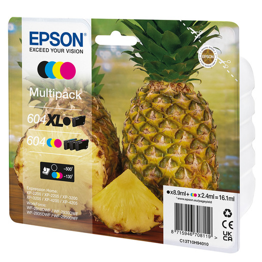 Image of Epson 604XL cartuccia d'inchiostro 4 pz Originale Resa elevata (XL) Nero, Ciano, Magenta, Giallo