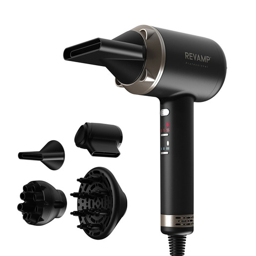 Image of Revamp Enigma PRECISION asciuga capelli Nero